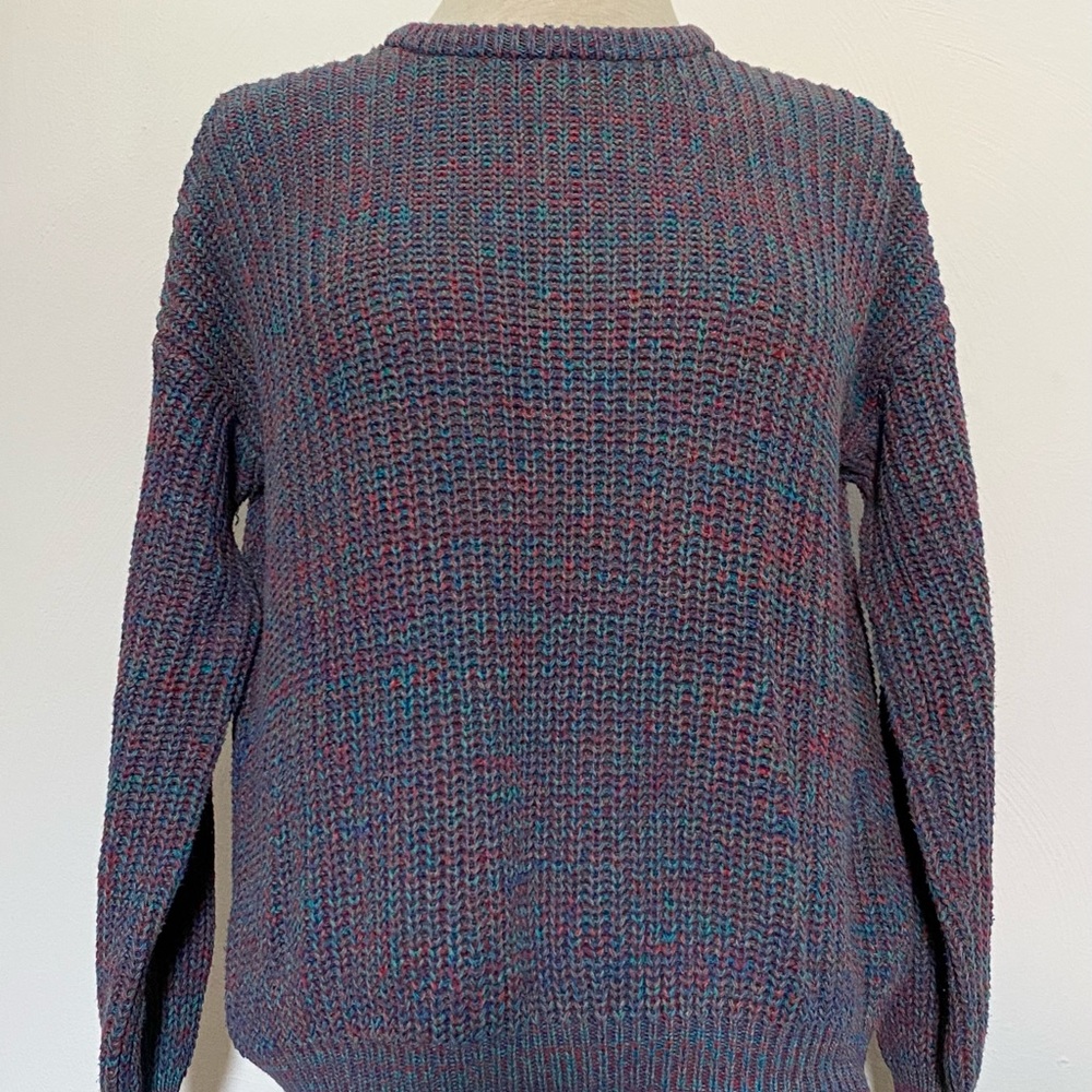 Original American Apparel Made in USA Rainbow Fisherman Sweater Unisex XS